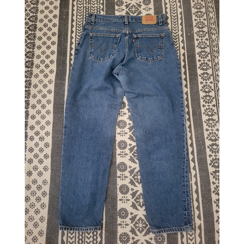 VNT Levi's Womens Blue Jeans Size 12 550 Classic Relaxed Straight